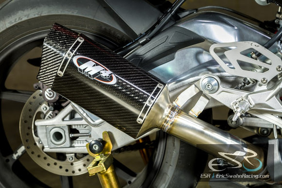 M4 Performance Exhaust BMW S1000RR 2015-2016 Tech One Carbon Fiber Slip On