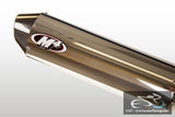 M4 Performance Exhaust Suzuki  SV 650 2004-2010 Full System Polished Canister
