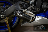 M4 Performance Yamaha R6 2006-2020 Full Titanium System Carbon Fiber Canister