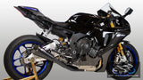 M4 Performance Motorcycle Exhaust Yamaha R1 2015-2019 Black RM1 Half System