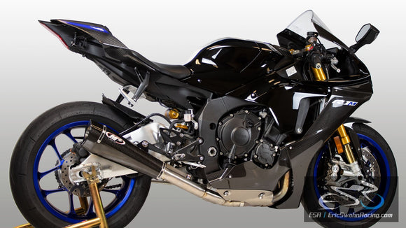 M4 Performance Motorcycle Exhaust Yamaha R1 2015-19 X-Model Carbon Fiber Slip On