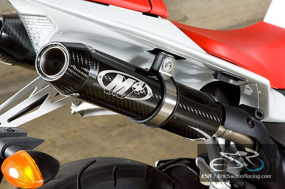 M4 Performance Exhaust Yamaha R1 2009-2014 Undertail Carbon Fiber Slip Ons
