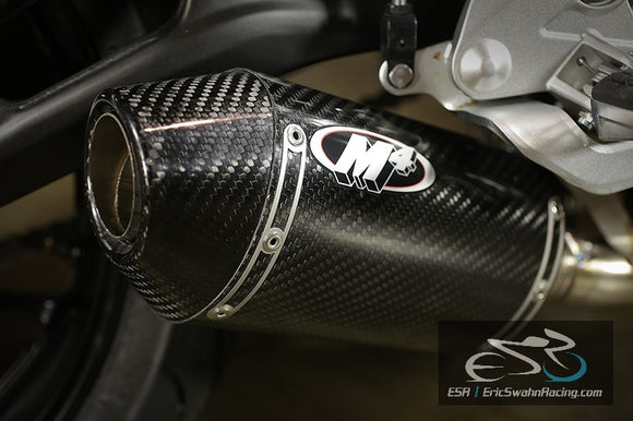 M4 Performance Exhaust Yamaha FZ-07 / MT-07 2015-2020 Carbon Fiber Slip On
