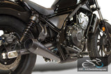 M4 Performance Exhaust Honda Rebel 300/500 2016-20 All Black Retro-Drag Slip On